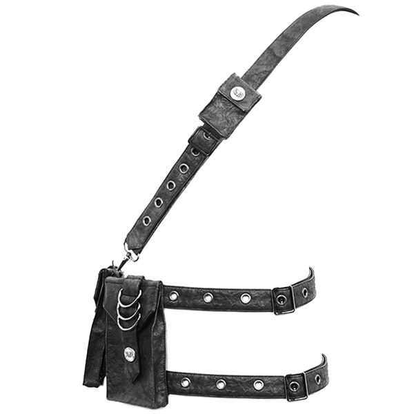belle DEVIL FASHION Harnais Ceinture ‘Altaïr’ Noir 9