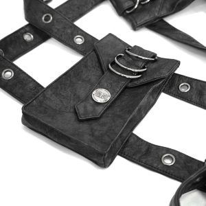 belle DEVIL FASHION Harnais Ceinture ‘Altaïr’ Noir 31