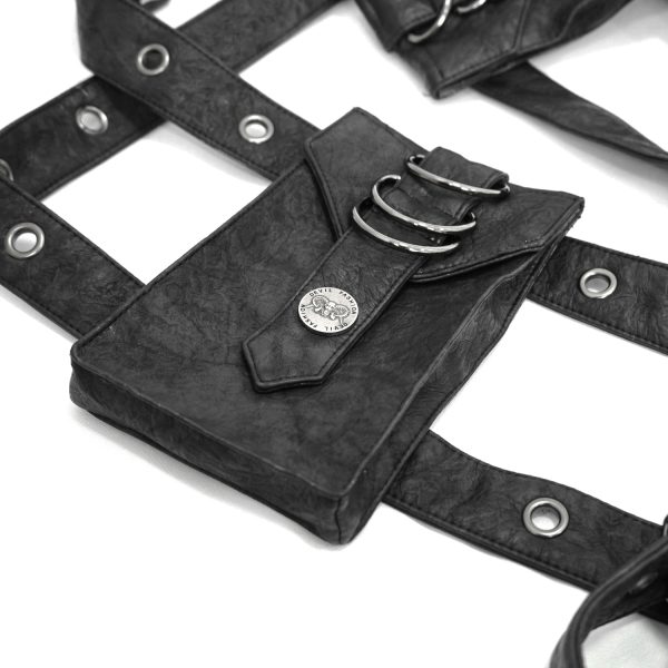 belle DEVIL FASHION Harnais Ceinture ‘Altaïr’ Noir 10