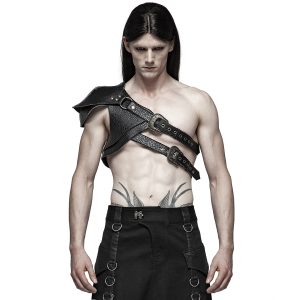 PUNK RAVE Harnais D’Epaule ‘Dracarys’ Noir boutiqued pas cher 16