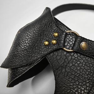 PUNK RAVE Harnais D’Epaule ‘Dracarys’ Noir boutiqued pas cher 34