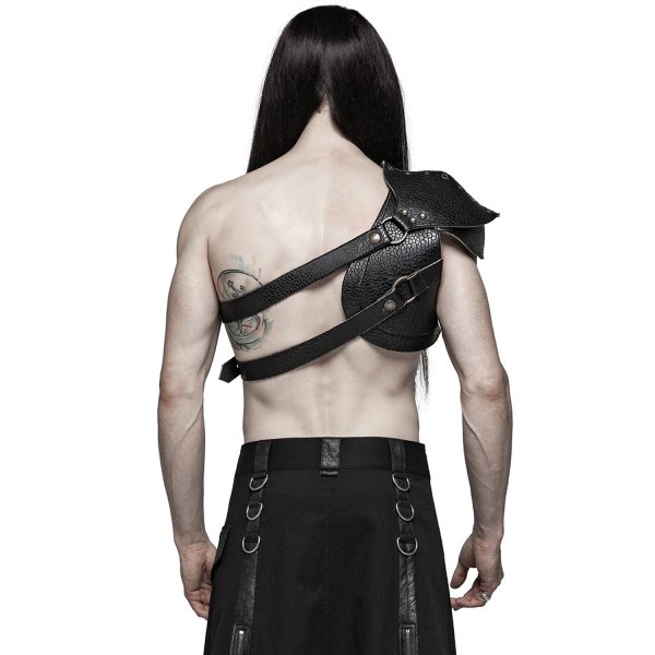 PUNK RAVE Harnais D’Epaule ‘Dracarys’ Noir boutiqued pas cher 4