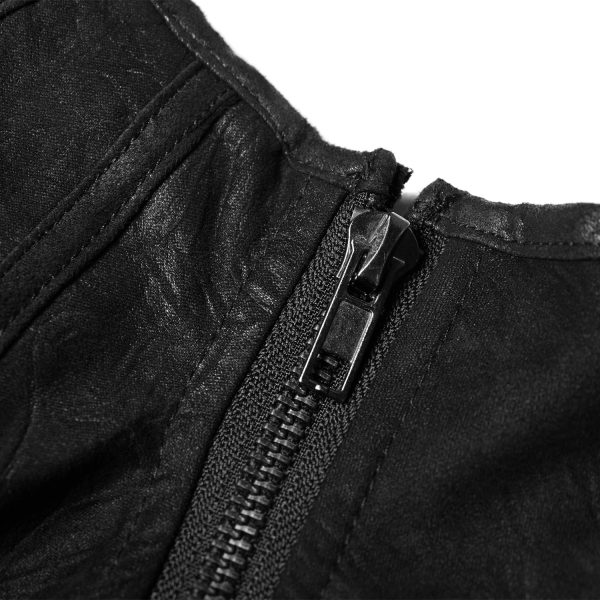 PUNK RAVE Harnais D’Epaule Gothique ‘Hegoa’ Noir grossiste en ligne 10