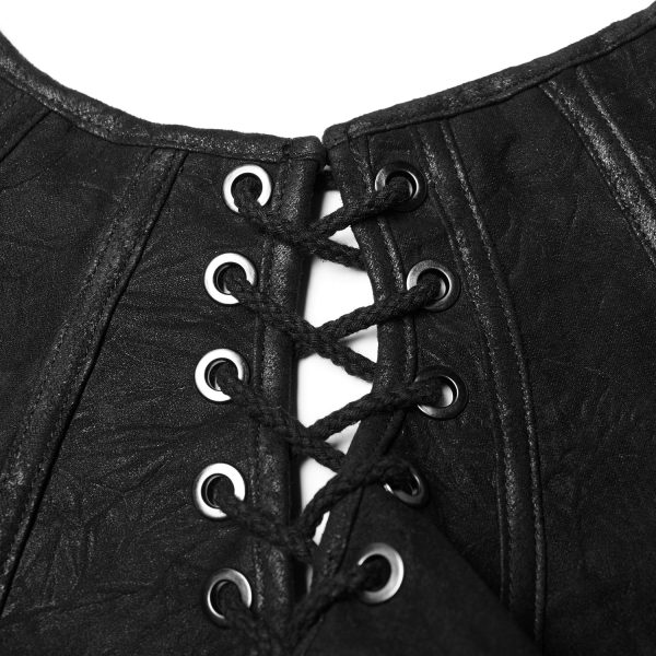 PUNK RAVE Harnais D’Epaule Gothique ‘Hegoa’ Noir grossiste en ligne 11