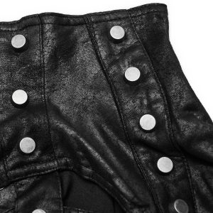 PUNK RAVE Harnais D’Epaule Steampunk ‘Catharsis’ Noir boutique en ligne france 43