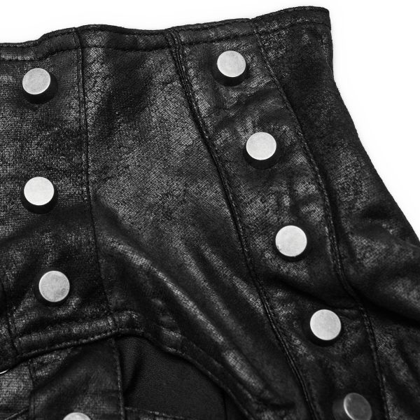 PUNK RAVE Harnais D’Epaule Steampunk ‘Catharsis’ Noir boutique en ligne france 14