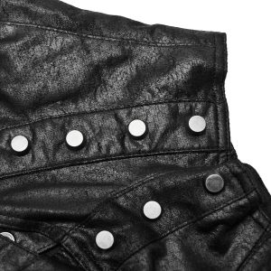 PUNK RAVE Harnais D’Epaule Steampunk ‘Catharsis’ Noir boutique en ligne france 45