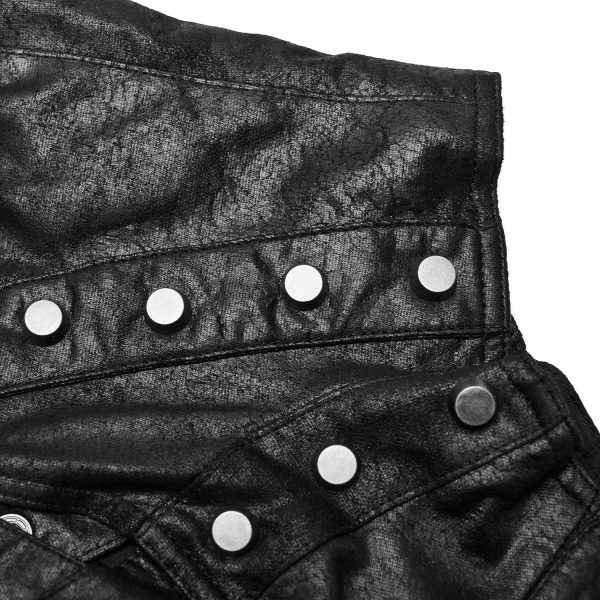 PUNK RAVE Harnais D’Epaule Steampunk ‘Catharsis’ Noir boutique en ligne france 15