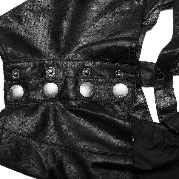 PUNK RAVE Harnais D’Epaule Steampunk ‘Catharsis’ Noir boutique en ligne france 10
