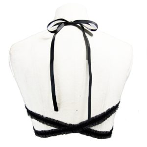 Eva Lady Harnais De Poitrine ‘Black Roses’ Noir De super promotions disponibles 35