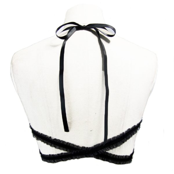 Eva Lady Harnais De Poitrine ‘Black Roses’ Noir De super promotions disponibles 12