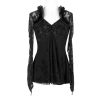 ﻿soldes DEVIL FASHION Haut à Manches Longues ‘Furia’ Noir 29
