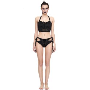DEVIL FASHION Haut De Bikini ‘Nimue’ Noir Satisfait ou Remboursé 32