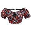 DEVIL FASHION Haut De Bikini ‘Scotish’ En Tartan Rouge officiel 47