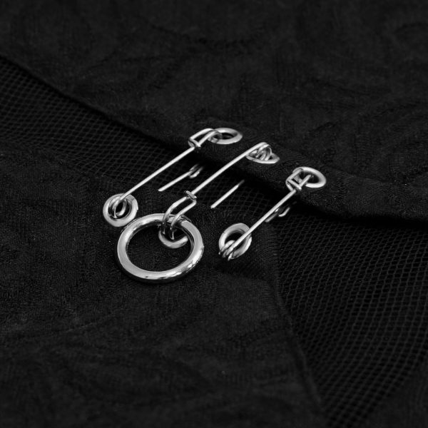 authentiques DEVIL FASHION Haut Manches Longues ‘Dark Turtleneck’ Noir 14