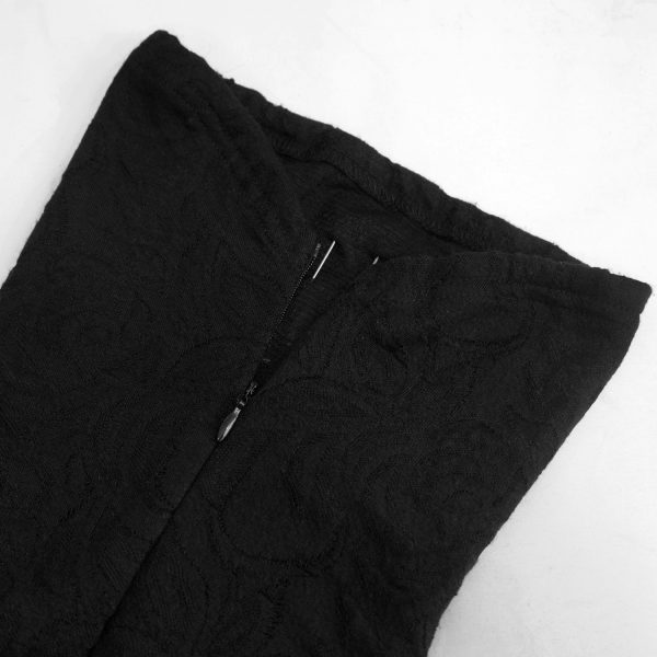 authentiques DEVIL FASHION Haut Manches Longues ‘Dark Turtleneck’ Noir 16