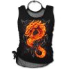 fashioniable Spiral Direct Haut Sans Manches ‘Fire Dragon’ Noir 31
