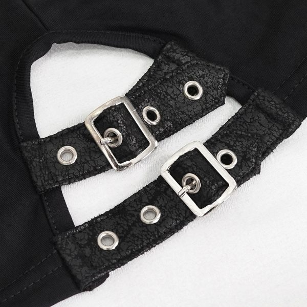 DEVIL FASHION Haut Sans Manches ‘Iona’ Noir grande surprise 13