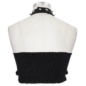 DEVIL FASHION Haut Sans Manches ‘Iona’ Noir grande surprise 31
