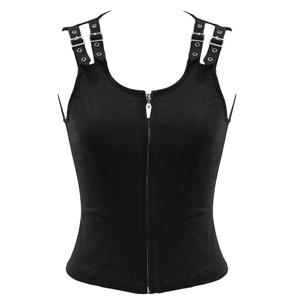 DEVIL FASHION Haut Sans Manches ‘Satori’ Noir magasin 9