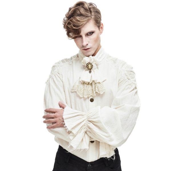 DEVIL FASHION Jabot ‘Ishmael’ Blanc Achat 3