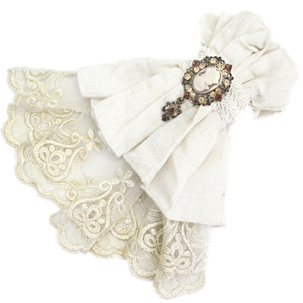 DEVIL FASHION Jabot ‘Ishmael’ Blanc Achat 6