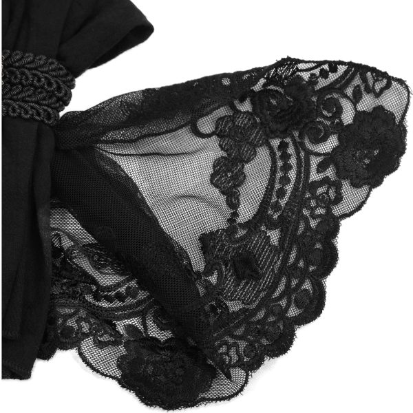 Promotio de vente DEVIL FASHION Jabot ‘Ishmael’ Noir 12