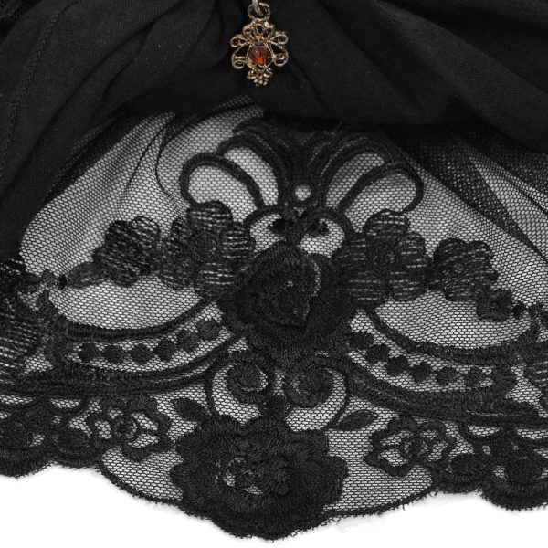 Promotio de vente DEVIL FASHION Jabot ‘Ishmael’ Noir 13