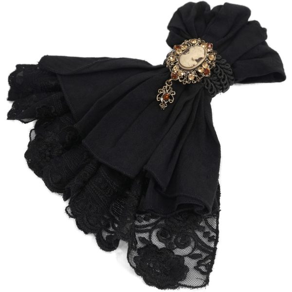Promotio de vente DEVIL FASHION Jabot ‘Ishmael’ Noir 6