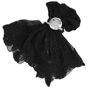 Promotio de vente DEVIL FASHION Jabot ‘Ishmael’ Noir 24
