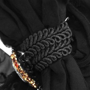 Promotio de vente DEVIL FASHION Jabot ‘Ishmael’ Noir 30