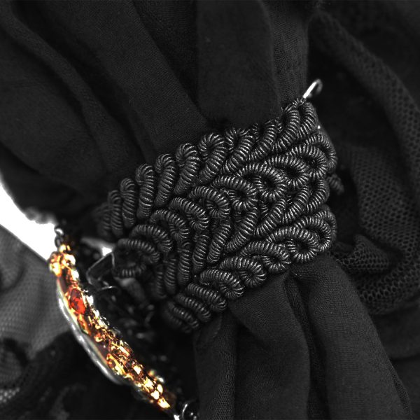Promotio de vente DEVIL FASHION Jabot ‘Ishmael’ Noir 10