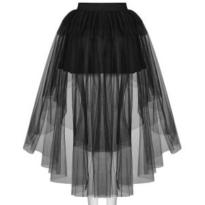 Prix très abordable Pyon Pyon Jupe Asymétrique ‘Lyriel’ Noire 39