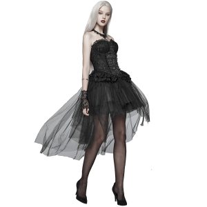 Prix très abordable Pyon Pyon Jupe Asymétrique ‘Lyriel’ Noire 27