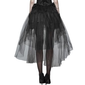 Prix très abordable Pyon Pyon Jupe Asymétrique ‘Lyriel’ Noire 33