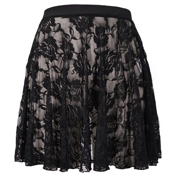 DEVIL FASHION Jupe De Plage ‘Narcissa’ En Dentelle Noire remise en ligne 12