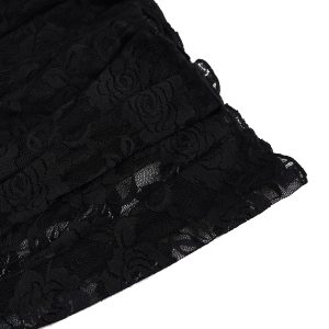 DEVIL FASHION Jupe De Plage ‘Narcissa’ En Dentelle Noire remise en ligne 42