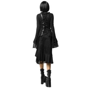 achat pas cher PUNK RAVE Jupe ‘Nocturna’ Noire 11