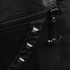PUNK RAVE Jupe Pour Hommes ‘Thanos’ Noire Couleurs variées 55