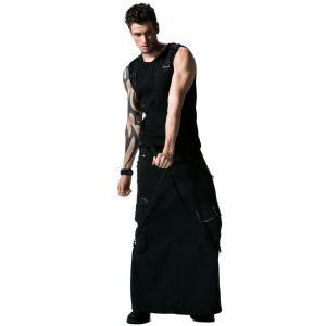 PUNK RAVE Jupe Pour Hommes ‘Thanos’ Noire Couleurs variées 27