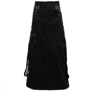 PUNK RAVE Jupe Pour Hommes ‘Thanos’ Noire Couleurs variées 31