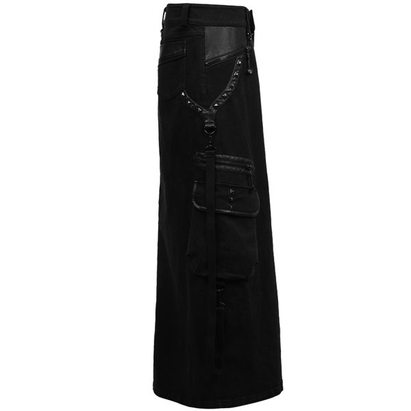PUNK RAVE Jupe Pour Hommes ‘Thanos’ Noire Couleurs variées 9