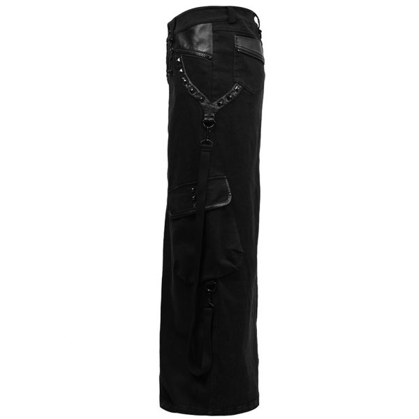 PUNK RAVE Jupe Pour Hommes ‘Thanos’ Noire Couleurs variées 10