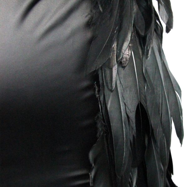 Eva Lady Jupe Sirène ‘Black Feathers’ Noire REMISE allant 12