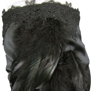 Eva Lady Jupe Sirène ‘Black Feathers’ Noire REMISE allant 40