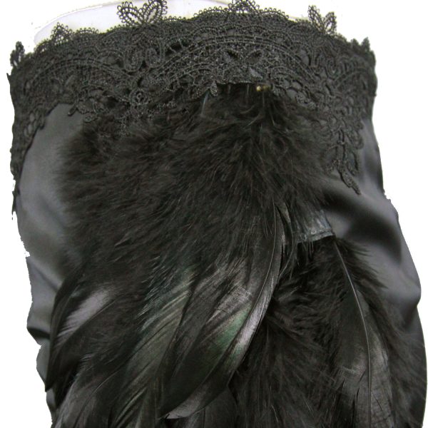 Eva Lady Jupe Sirène ‘Black Feathers’ Noire REMISE allant 13