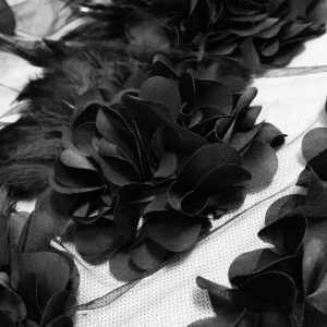 Eva Lady Jupe Sirène ‘Black Feathers’ Noire REMISE allant 46