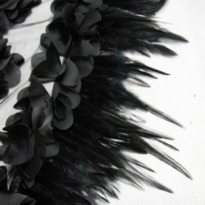 Eva Lady Jupe Sirène ‘Black Feathers’ Noire REMISE allant 48