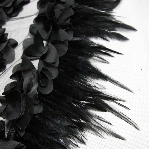 Eva Lady Jupe Sirène ‘Black Feathers’ Noire REMISE allant 17