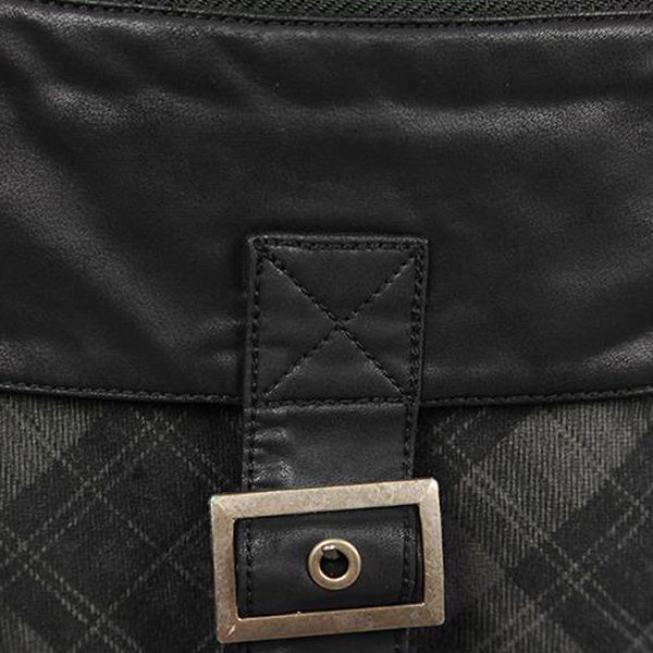 ﻿soldes PUNK RAVE Kilt ‘Bersek’ En Tartan à Carreaux Marrons Et Noirs 18